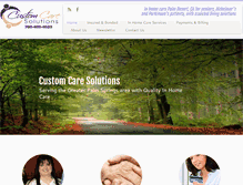 Tablet Screenshot of acustomcaresolution.org
